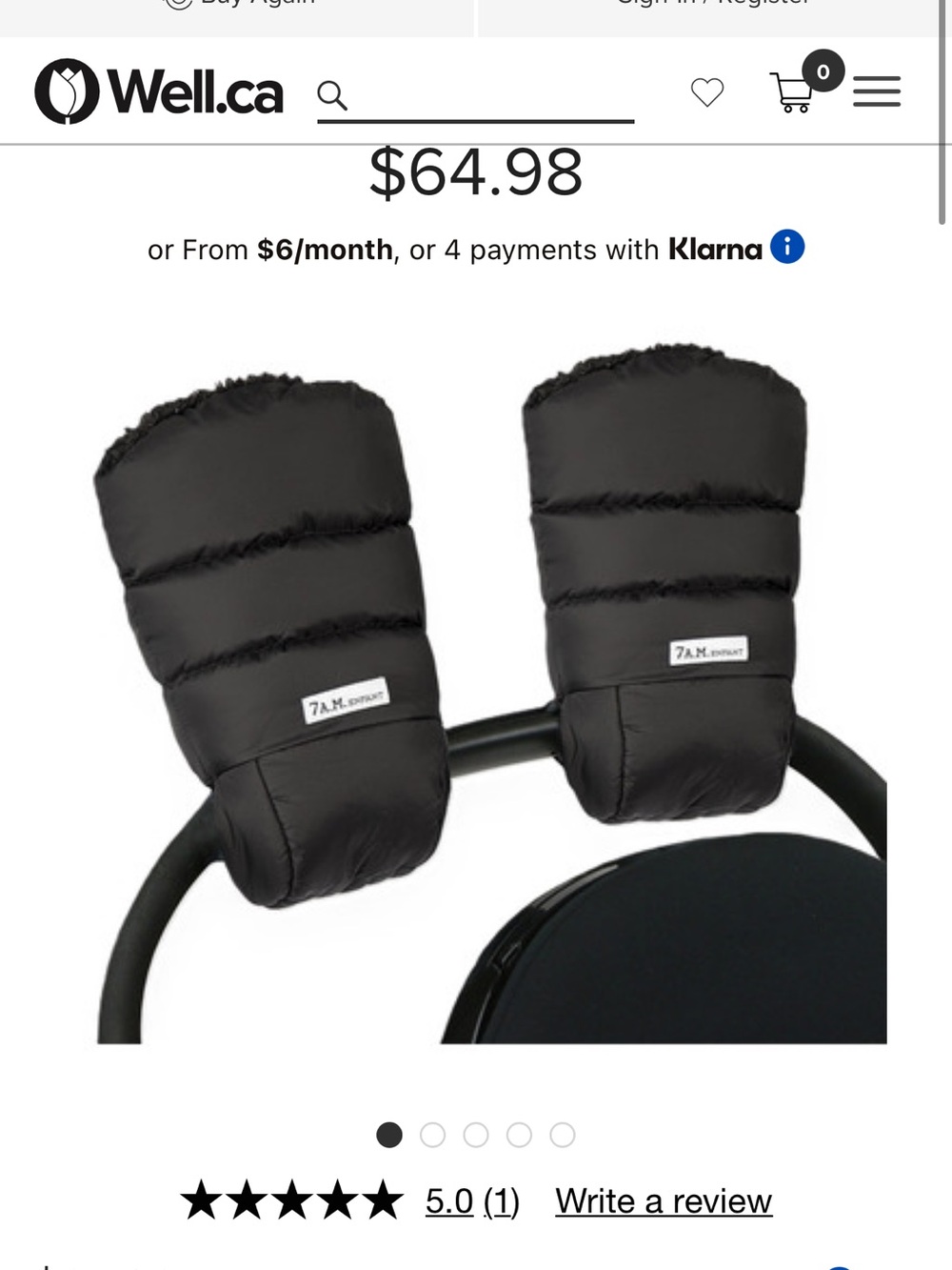 7am enfant stroller gloves
